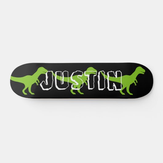 Wilder T rex Dinosaurier fertigen Skateboard (Horizontal)