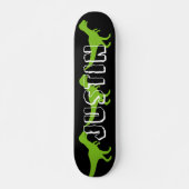 Wilder T rex Dinosaurier fertigen Skateboard (Vorne)