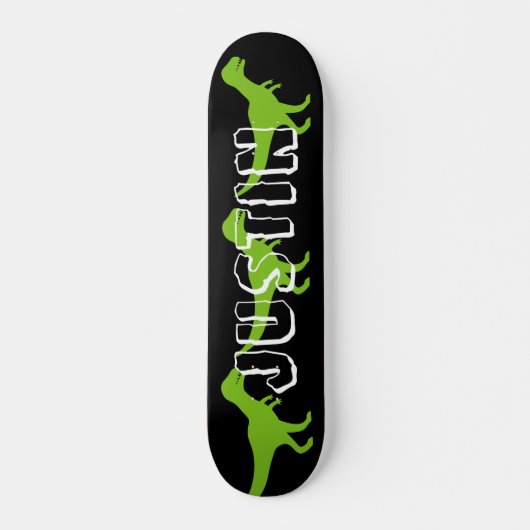 Wilder T rex Dinosaurier fertigen Skateboard (Vorne)