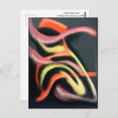 Wilder Tanz Postkarte (Vorne/Hinten)