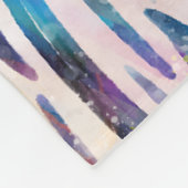 Wilder Tierstreifen Fleecedecke (Ecke)