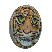 Wilder Tiger Dart Board Dartscheibe (Vorderseite Links)