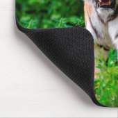 Wilder Tiger im Dschungel Mousepad (Ecke)