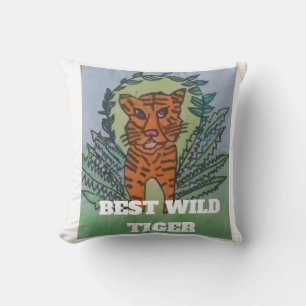 Wilder Tiger Kissen