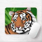 Wilder Tiger Mousepad (Mit Mouse)