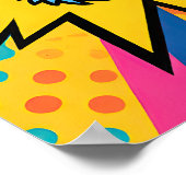 Wilder Tiger Pop Art Poster (Ecke)