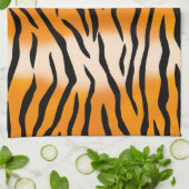 Wilder Tiger Stripes Muster Geschirrtuch (Gefaltet)