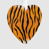 Wilder Tiger Stripes Muster Ornament (Vorderseite)