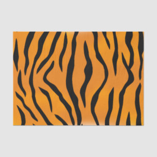Wilder Tiger Stripes Muster Seidenpapier