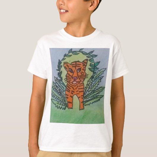 wilder Tiger T-Shirt (Vorderseite)