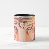 Wilder Tiger Tasse (Zentrum)