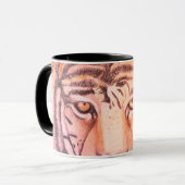 Wilder Tiger Tasse (Vorderseite Links)