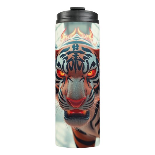 Wilder Tiger Thermosbecher (Vorderseite)