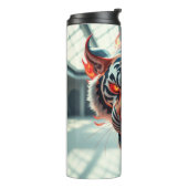 Wilder Tiger Thermosbecher (Nach links gedreht)