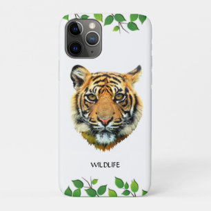 Wilder Tigerkopf auf Weiß Case-Mate iPhone Hülle