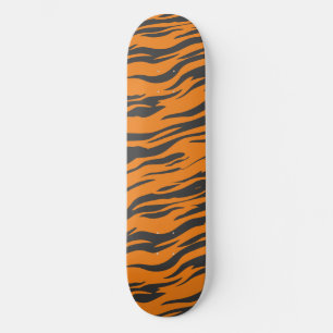 Wilder Tigerstreifen - Tierdruck Skateboard   DP7 
