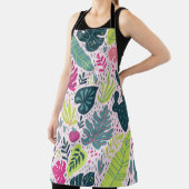 Wilder tropischer Regenwald, Vintag wiederholender Schürze (InSitu)