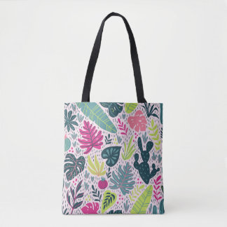 Wilder tropischer Regenwald, vintage-wiederholende Tasche