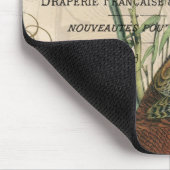 wilder Truthahn des modernen Vintagen Falles Mousepad (Ecke)