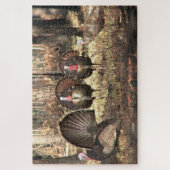 Wilder Truthahn im Waldvogel Puzzle (Vertikal)