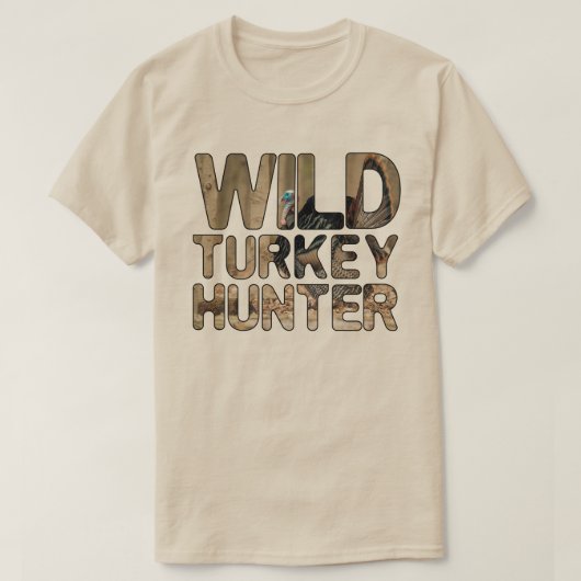 Wilder Truthahn Jäger T-Shirt (Design vorne)