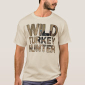 Wilder Truthahn Jäger T-Shirt (Vorderseite)