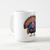Wilder Truthahn Kaffeetasse (Vorderseite Links)
