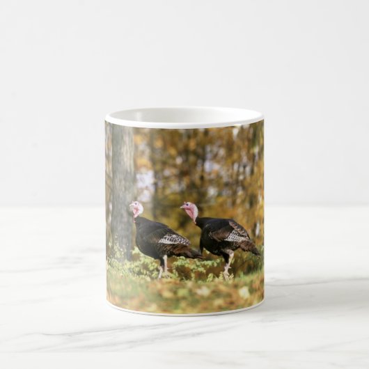 Wilder Truthahn Kaffeetasse (Mittel)