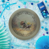 Wilder Truthahn Pappteller (Party)