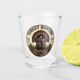 Wilder Truthahn Schnapsglas