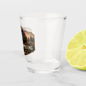 Wilder Truthahn Schnapsglas (Rechts)