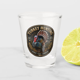 Wilder Truthahn Schnapsglas