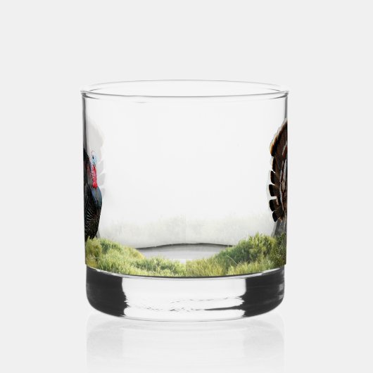 Wilder Truthahn Whiskyglas (Links)
