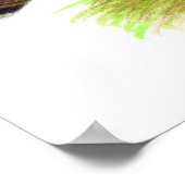 Wilder Truthühner Erntedank Poster (Ecke)