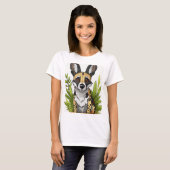 "Wilder und einzigartiger afrikanischer Wildhund-T T-Shirt (Vorne ganz)