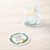 Wilder und freier Round Untersetzer (Vor Ort)