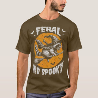 Wilder und Gruseliger Opossum Halloween T-Shirt