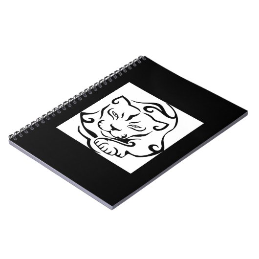 Wilder und herrlicher Puma Notizblock (Linke Seite)