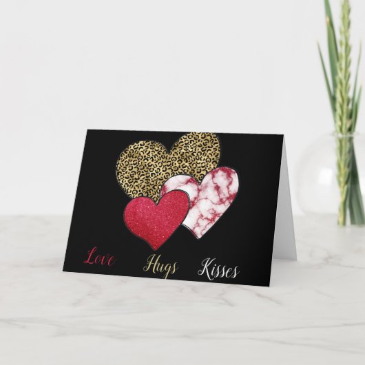 Wilder Valentinstag Karte (Vorderseite)