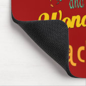 Wilder verrückter und wunderbarer Lehrer Mousepad (Ecke)