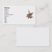 wilder Vogel Visitenkarte (Vorne/Hinten)