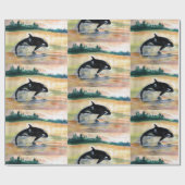 Wilder Wal-MattPackpapier, 30 in x 6 ft Geschenkpapier (Flach)