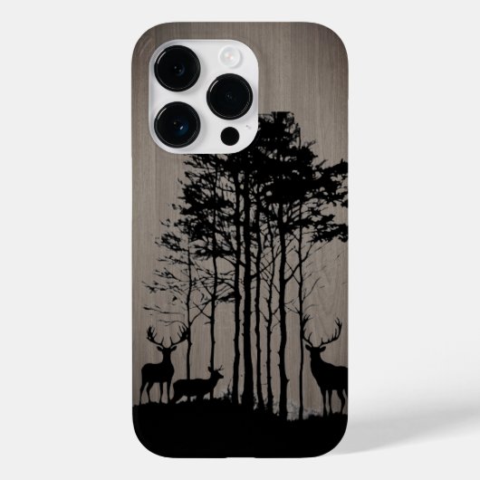 Wilder Wald - Schnittholz - Holz Case-Mate iPhone Hülle (Rückseite)