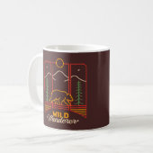Wilder Wanderer Kaffeetasse (Vorderseite Links)