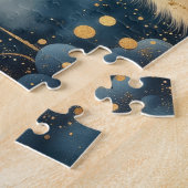Wilder Waschbär bemalt Puzzle (Seite)