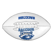 Wilder Waschbär-Maskottchen American Football