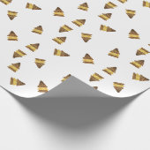 Wilder Weihnachtsmuster Geschenkpapier (Ecke)
