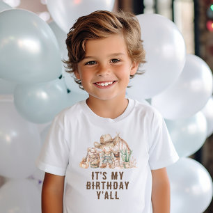 Wilder Westen Cowboy Alles Gute zum Geburtstag Leu T-Shirt