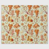 Wilder Westen Geschenkpapier (Flach)
