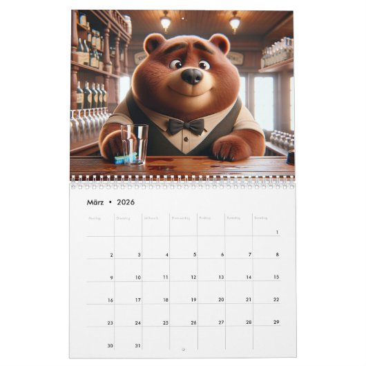 Wilder Westen Kalender (Mär 2026)